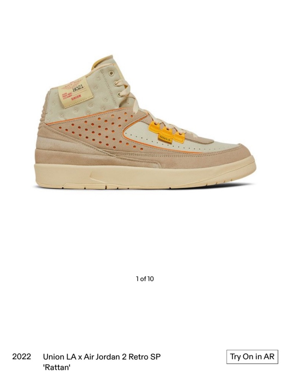 Golf Wang Men’s High-Top Sneakers in Beige, Tan & Yellow